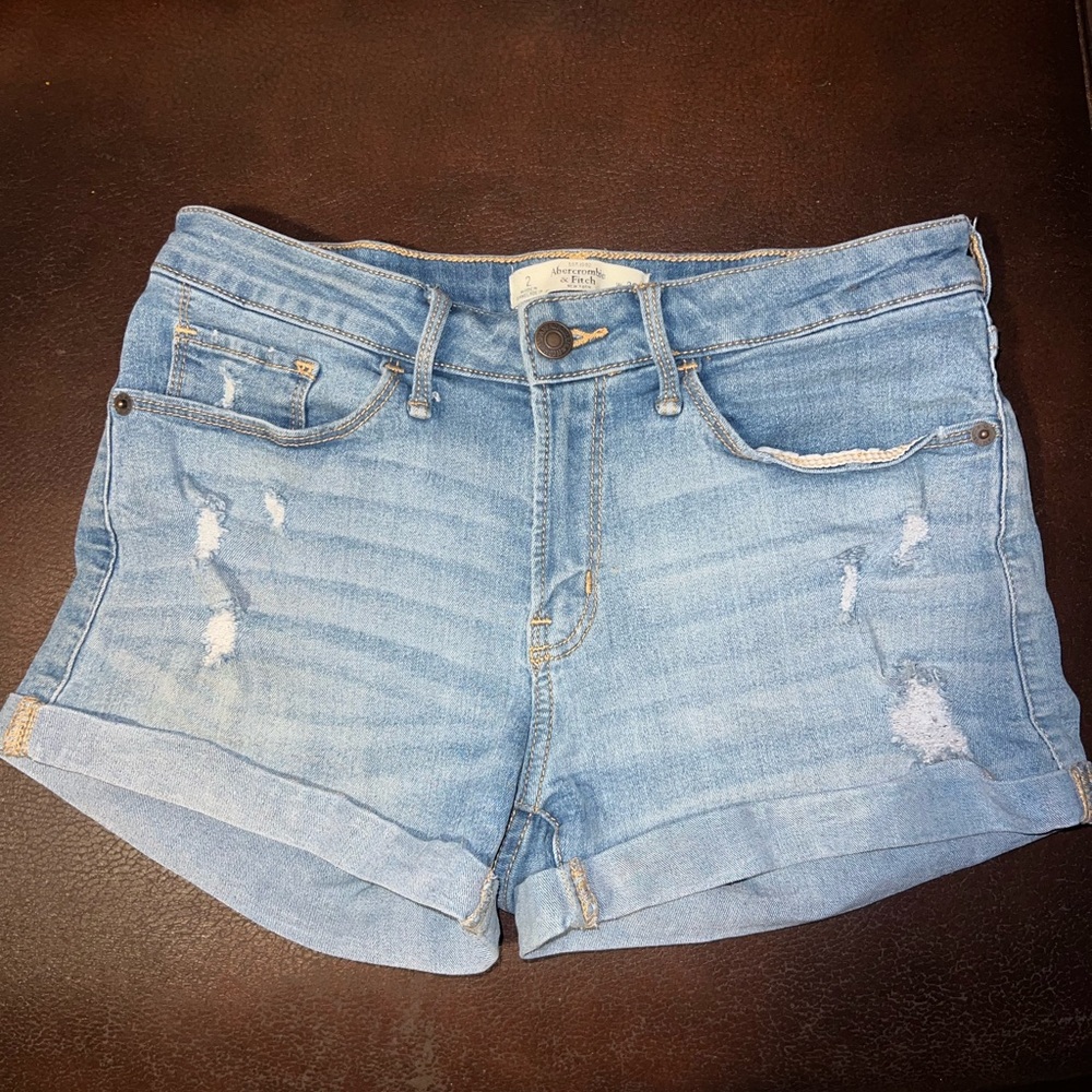Abercrombie & Fitch Blue Denim shorts